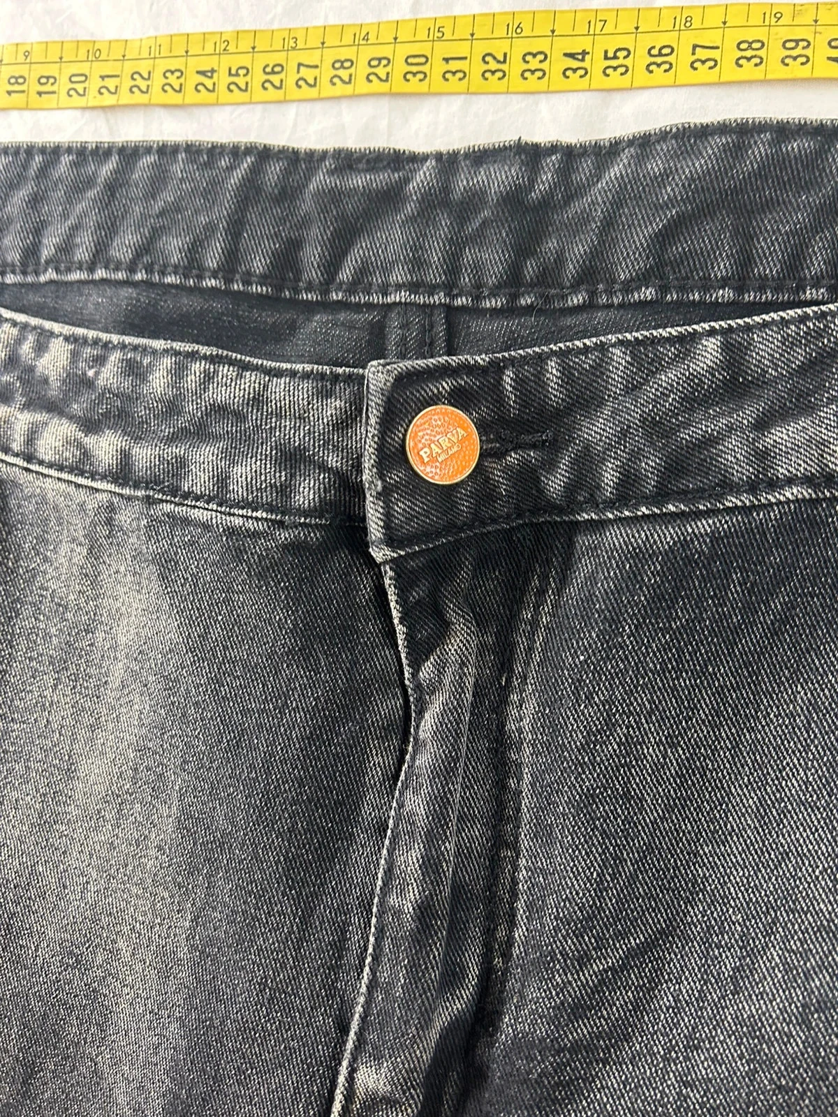 Jean negro grande a rayas grises talla 5XL – photo 10